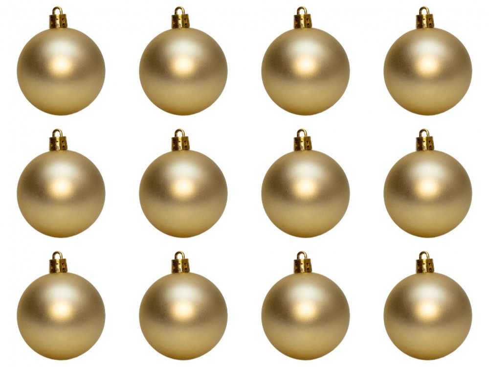 Набор елочных шаров 892043 d 60 мм 12 шт./уп.