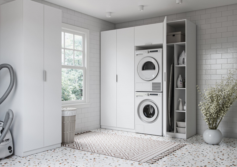 Шкаф Грейд Асти Модуль-4 2200х450х578 мм нимфея альба / нимфея альба