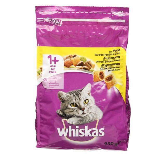 Корм Whiskas с курицей 950 г