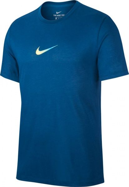 Футболка Nike M NK DRY TEE DB SSNL SWOOSH CK4248-432 XL синій