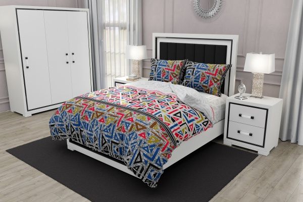 Комплект постельного белья Орнамент евро мульти Rigel 