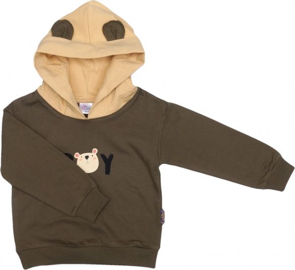 Джемпер Colibrі медведь р.68 оливковый CLB011 