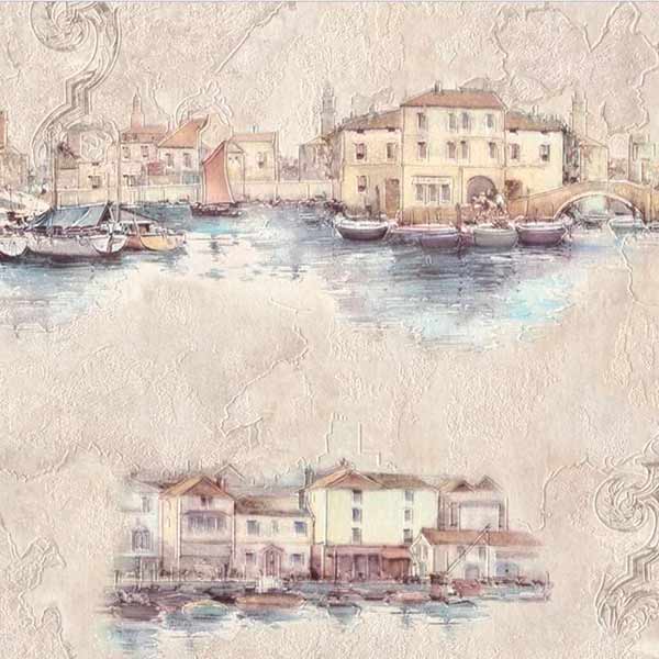 Шпалери зі спіненого вінілу Слов'янські шпалери Expromt Пристань 5639-01 0,53x10,05 м 