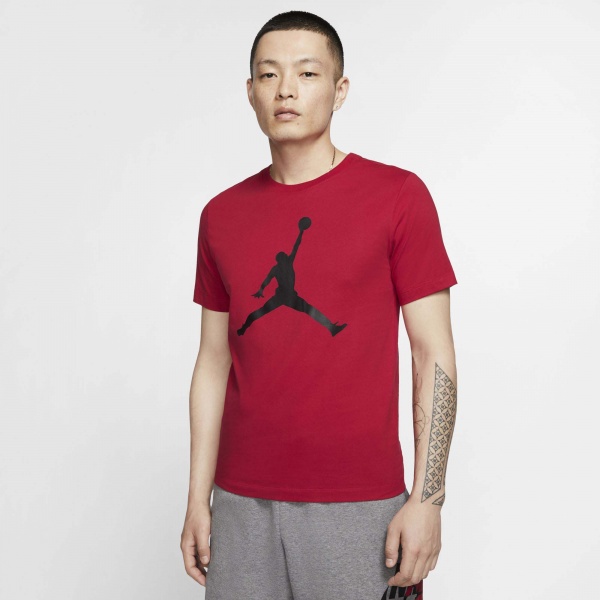 Футболка Jordan M J JUMPMAN SS CREW CJ0921-687 р.S красный