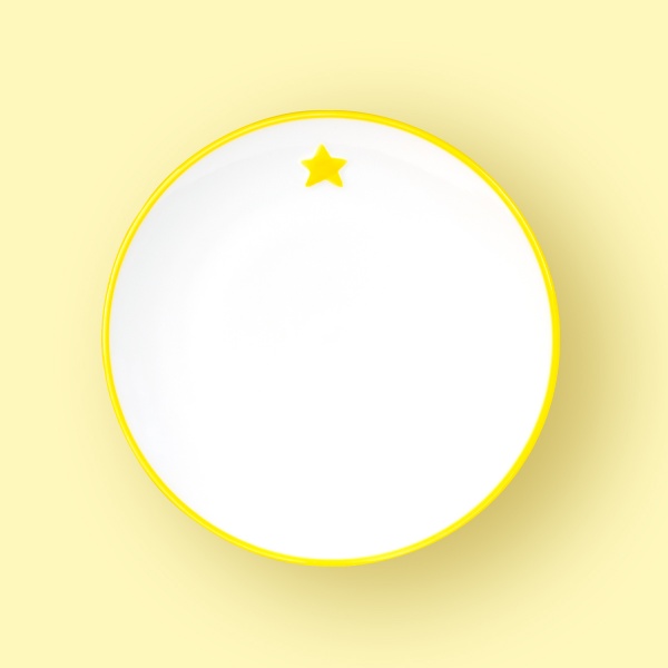 Тарілка обідня 20 см KP-46 Yellow MVM