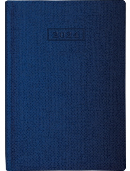 Дневник датированный синий Optima Dublin A5 2024