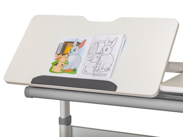 Дитячий стіл ErgoKids TH-310 Lite Grey білий / сірий