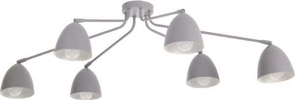 Люстра TK Lighting 2379 6x60 Вт E27 серый Loretta 