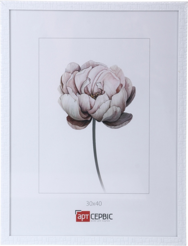 Рамка для фото Арт-Сервіс ЕА-01910 1 фото 30х40 см белый