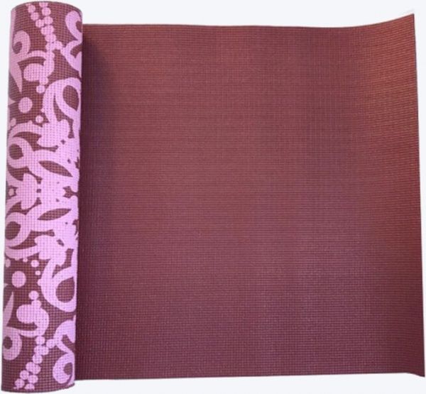 Коврик для йоги LiveUp 193x61x0.8 см LS3231C-08r розово-красный