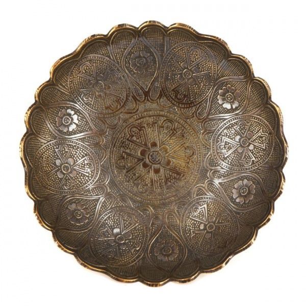 Фруктовница коричневая 15 см 2003