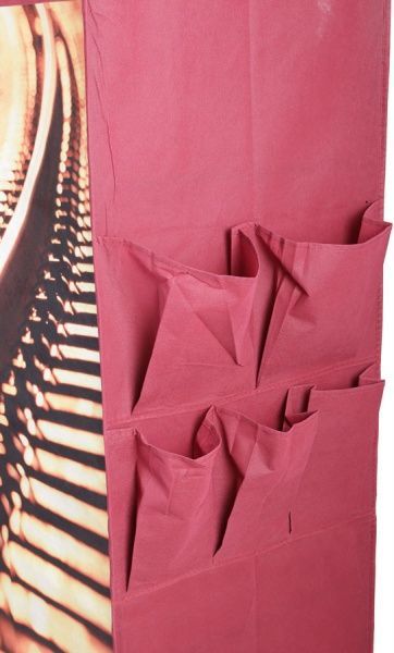 Гардероб текстильный Railway 1560х870х460 мм красный 