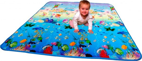 Развивающий коврик Limpopo «Сафари-пикник и подводный мир» 120х180 см
