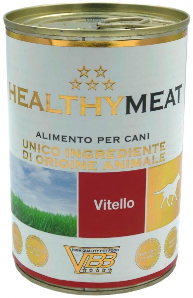 Корм Healthy Meat паштет монопротеин телятина 400 г