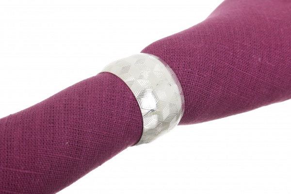 Набір кілець для серветок Siver Mosaic 13х11,2х5 см 6 шт