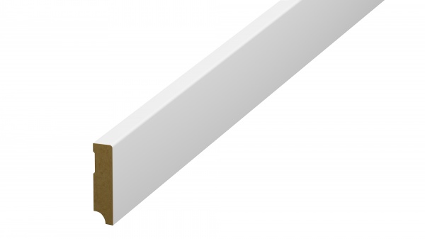 Плинтус МДФ Basic PURE+ Promo Белый Classen 719 белый 58x14x2400 мм 