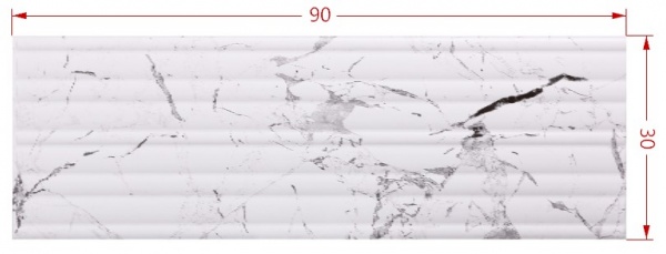 Плитка Палаис Дюнес Бланко 30x90 