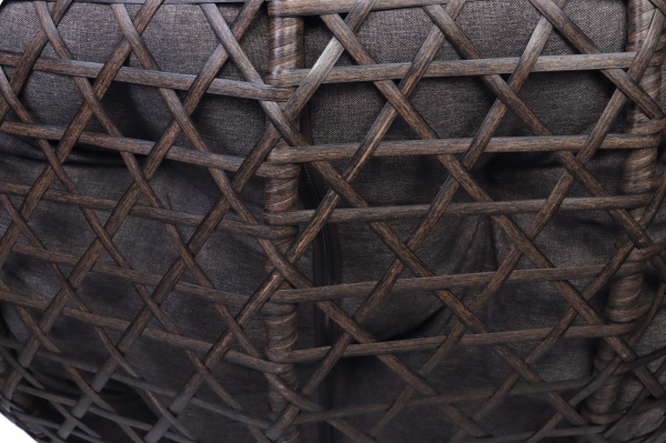 Кресло-кокон Фиеста 80х108х118 см с подушкой темно-коричневый