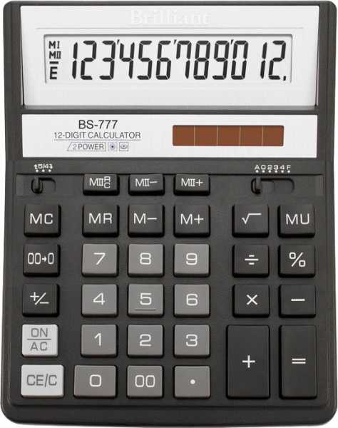 Калькулятор BS-777BK Brilliant