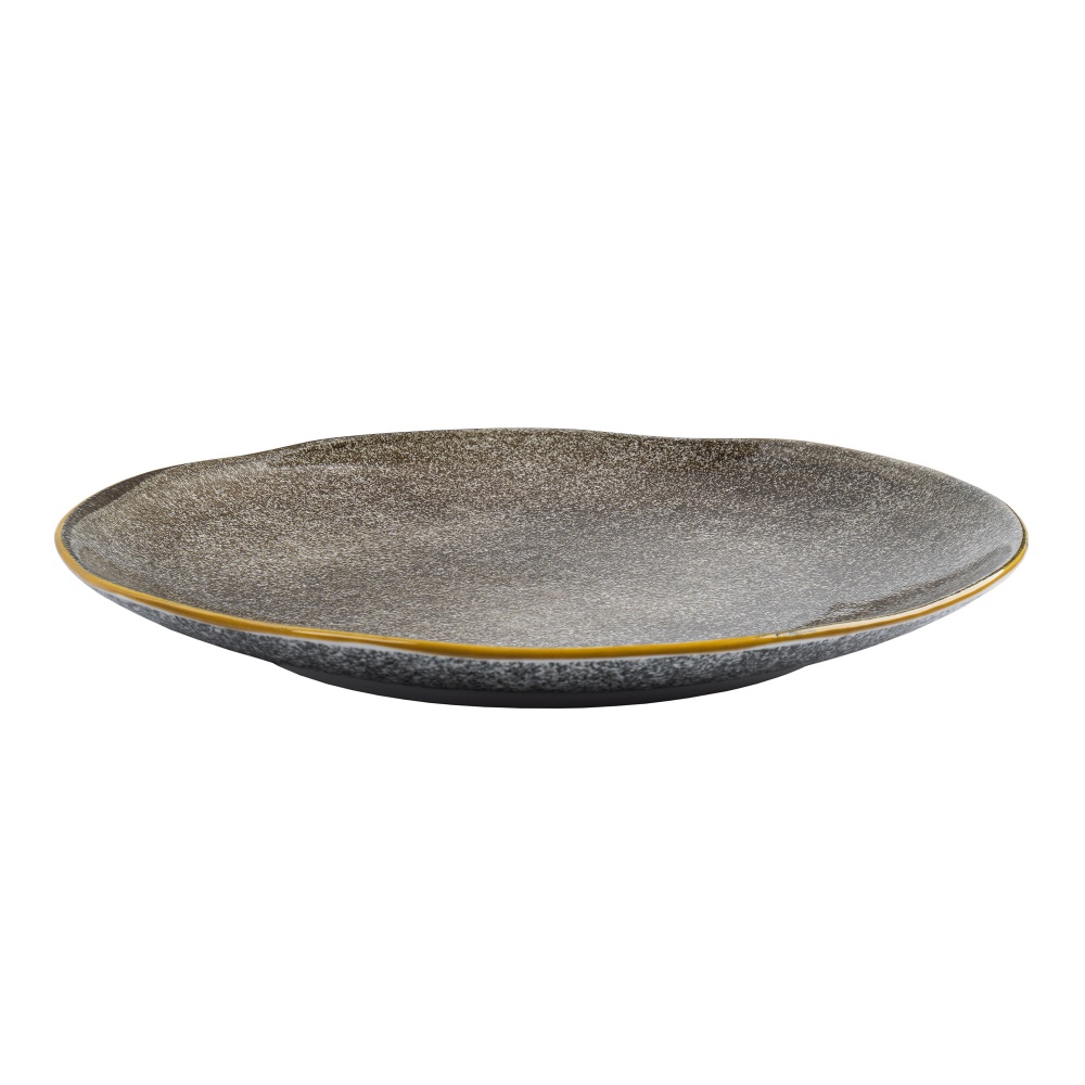 Тарілка обідня Krauff Grey Ferns 27 см