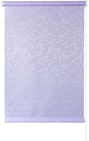 Ролета мини Delfa Жаккард Оливия 68x170 см сиреневая 