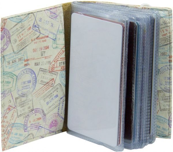 Визитница штампы