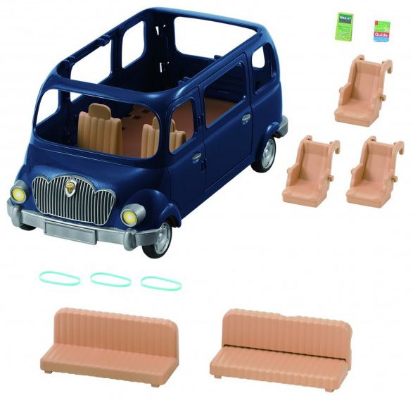Ігровий набір Sylvanian Families Автомобіль семимісний синій 