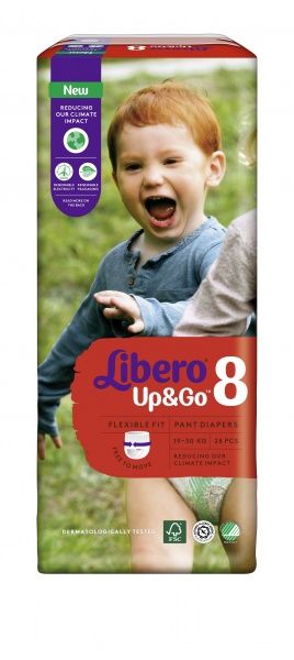Підгузки-трусики Libero Up&Go 8 19-30 кг 28 шт.