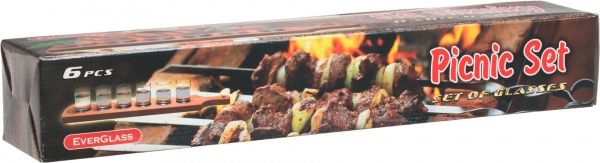 Набір чарок Пікнік 7 предметів 55004НБ Everglass