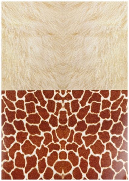 Набор текстурного картона Флора и Фауна А4 10 листов Лунапак