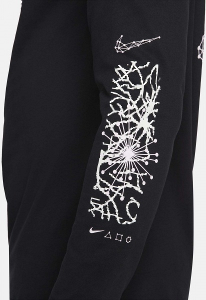 Футболка Nike DF TEE LS WILD CLASH DR7559-010 р.L черный