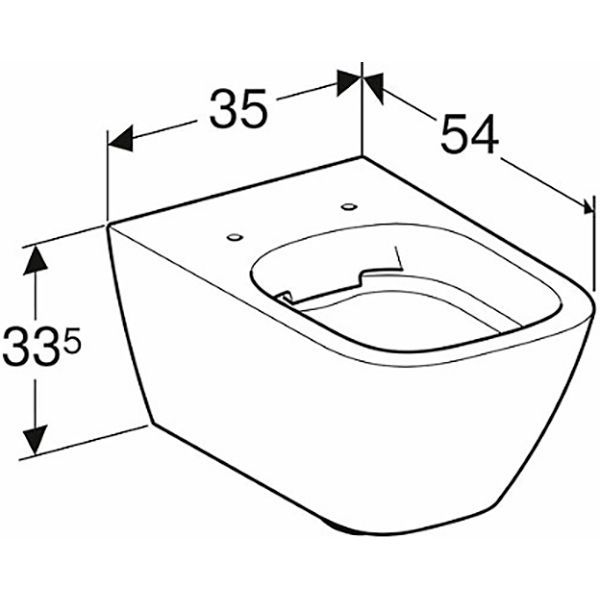 Унитаз подвесной Kolo Modo Pure Rimfree L33123000