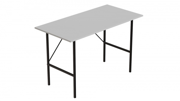 Стол Time Тайм 1200x600x16 мм белый/черный 