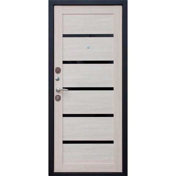 Дверь входная Tarimus Гарда Муар Царга 2050x960 лиственница мокко левые