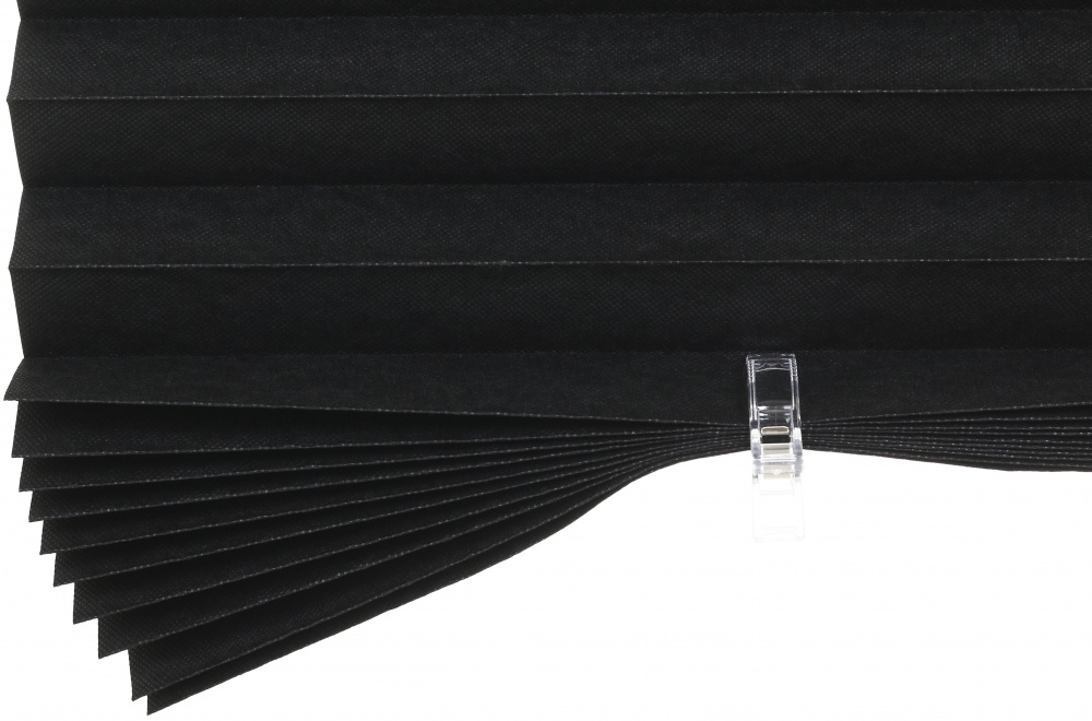 Штора-плиссе Bella Vita термо 90х180 см черный