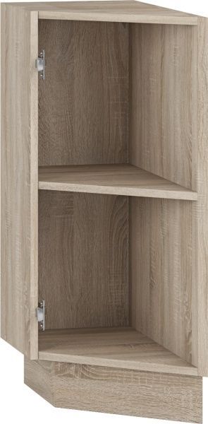 Тумба нижняя Грейд угловая завершение (стандарт) 300x820x522 мм дуб сонома 