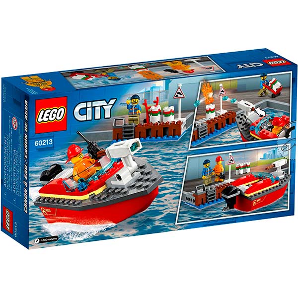 Конструктор LEGO City Пожежа на причалі 60213