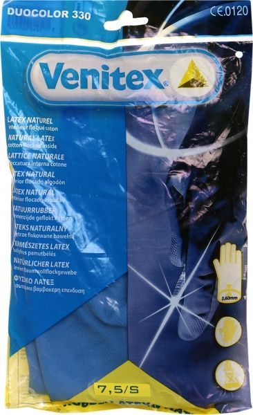 Перчатки Delta Plus VE330BJ с хлопчатобумажной подкладкой с покрытием латекс S (7) VE330BJ07