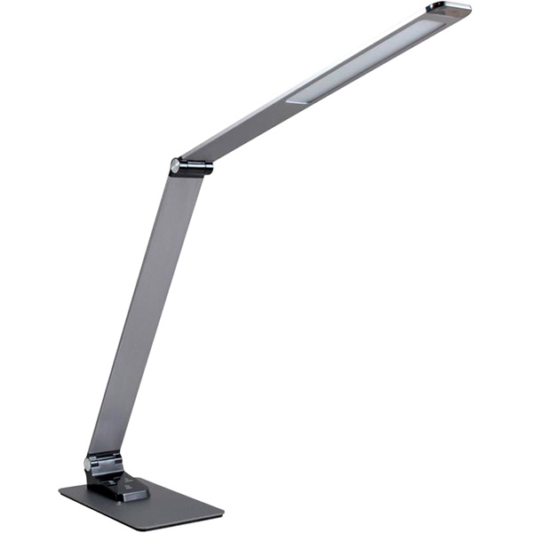 Настольная лампа офисная Светкомплект LED TB 009 Charge 9 Вт серый 