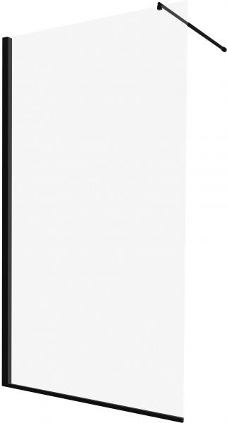 Стінка душова Deante ALPINIA KTA N39P Walk-in 90 см чорний профіль 