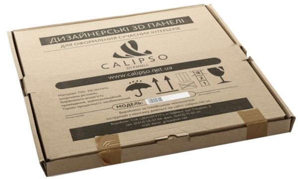 3D-панель гипсовая Calipso Линии 0.25 кв.м 