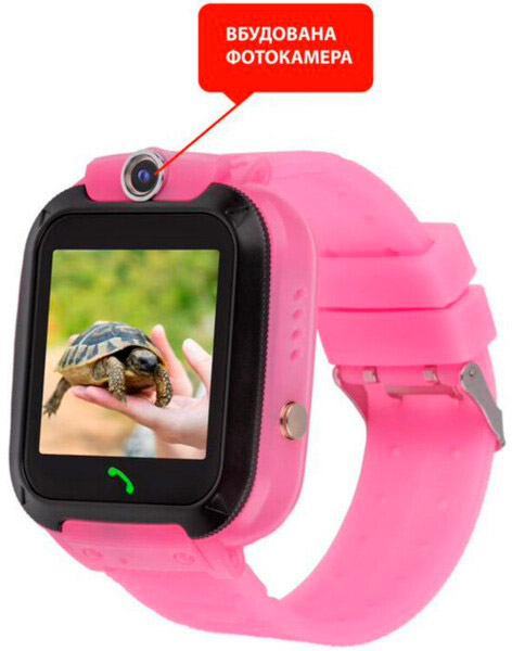 Смарт-годинник AmiGo GO007 FLEXI GPS pink (871498)