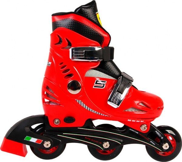 Роликовые коньки Ferrari набор детский FK7-1 р. 29-32 красный