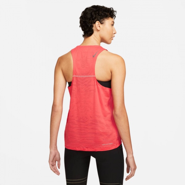 Майка Nike W NK DFADV RUN DVN ENG TANK DM7558-648 р.L помаранчевий