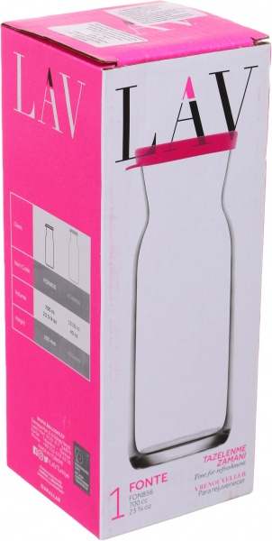 Кувшин с крышкой 700 мл 7-040 S&T