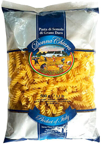 Паста DONNA CH. Fusilli (500gr) 8007290137067 