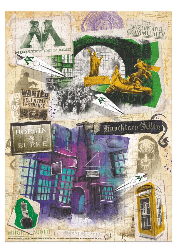 Пазл DoDo Hard-M Harry Potter. Міністерство магії та Алея Ноктерн, 450 елементів 200504