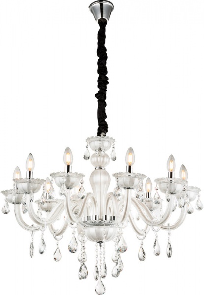 Люстра подвесная Globo Teejay 10x40 Вт E14 прозрачный/хром 64118-10 