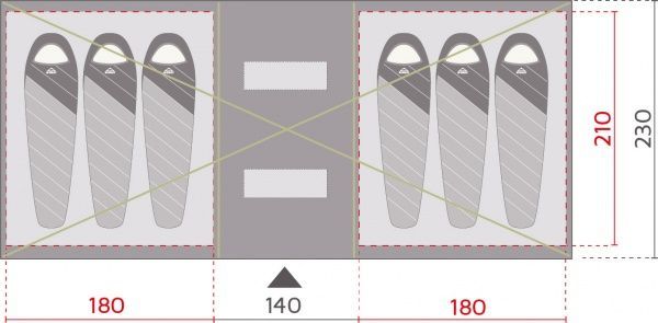 Палатка McKinley Family 20.6 289501-900287