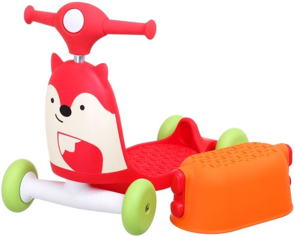 Самокат-трансформер Skip Лисёнок оранжевый 184350 
